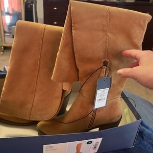 Over the Knee suede-like boots